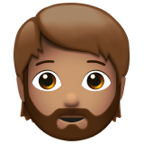 persona con barba: tono de piel medio