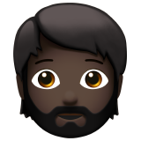 persona con barba: tono de piel oscuro