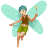 hada hombre: tono de piel claro medio