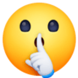 Cara pidiendo silencio - Facebook