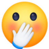 Cara con mano sobre la boca - Facebook