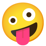 Cara de loco - Noto Color Emoji