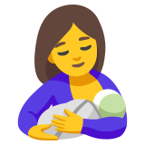 Lactancia materna - Noto Color Emoji