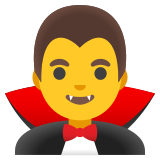 Vampiro hombre - Noto Color Emoji