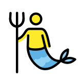 Sirena hombre - OpenMoji