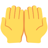 Palmas hacia arriba juntas - Twitter / X