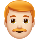hombre: tono de piel claro y pelo pelirrojo