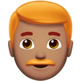hombre: tono de piel medio y pelo pelirrojo