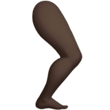 pierna: tono de piel oscuro