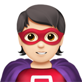 personaje de superhéroe: tono de piel claro