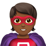 personaje de superhéroe: tono de piel oscuro medio