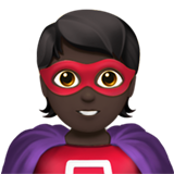 personaje de superhéroe: tono de piel oscuro