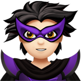 personaje de supervillano: tono de piel claro