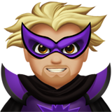 supervillano: tono de piel claro medio