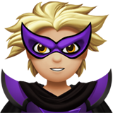 personaje de supervillano: tono de piel claro medio