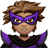 personaje de supervillano: tono de piel medio