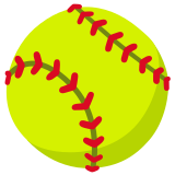 Pelota de softball - Noto Color Emoji