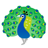 Pavo real - Noto Color Emoji