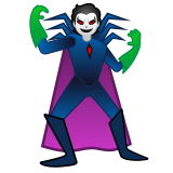 Personaje de supervillano - Noto Color Emoji