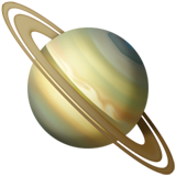 Emoji del planeta Saturno