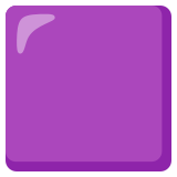 Cuadrado morado - Noto Color Emoji
