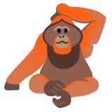 Orangután - Noto Color Emoji