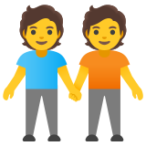 Dos personas de la mano - Noto Color Emoji