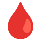 Gota de sangre - Noto Color Emoji