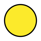 Círculo amarillo - OpenMoji