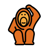 Orangután - OpenMoji