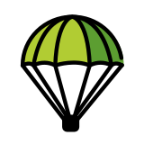 Paracaídas - OpenMoji