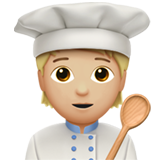 chef: tono de piel claro medio