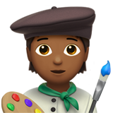 artista: tono de piel oscuro medio