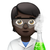 profesional de la ciencia: tono de piel oscuro