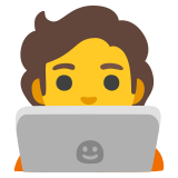 Profesional de la tecnología - Noto Color Emoji