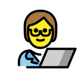 Profesional de la tecnología - OpenMoji