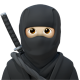 ninja: tono de piel claro