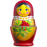 Emoji de muñecas Matrioska