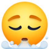 Cara exhalando - Facebook