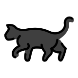 Gato negro - OpenMoji