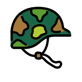 Casco militar - OpenMoji