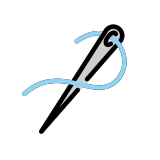 Aguja de coser - OpenMoji