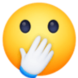 Cara con ojos abiertos y boca tapada - Facebook