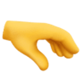 Mano con la palma hacia abajo - Facebook