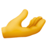 Mano con la palma hacia arriba - Facebook