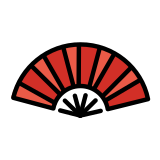 Abanico abierto - OpenMoji