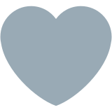 Corazón gris - Twitter / X