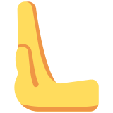 Mano empujando hacia la izquierda - Twitter / X