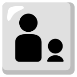 Familia: adulto, niño - Noto Color Emoji