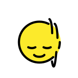 Cabeza asintiendo - OpenMoji